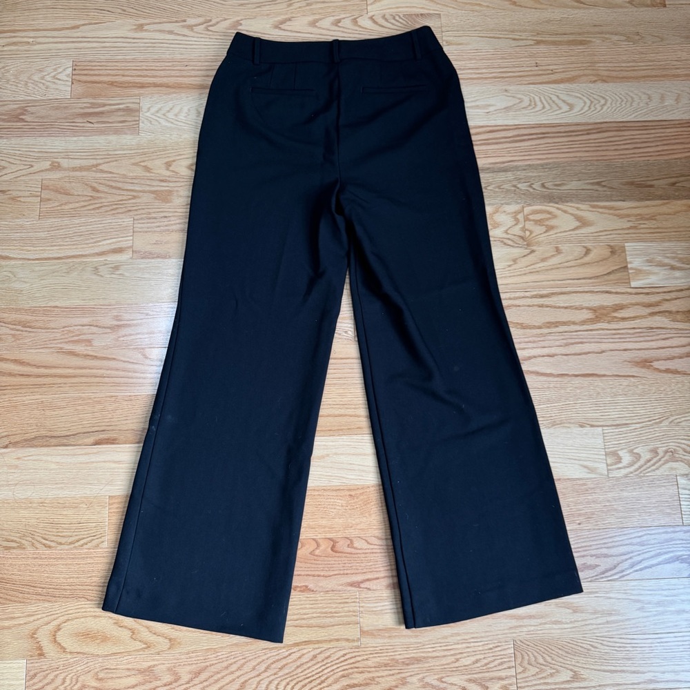 NWT Loft Size 8 Black Curvy High Waist Trousers - Picture 3 of 5